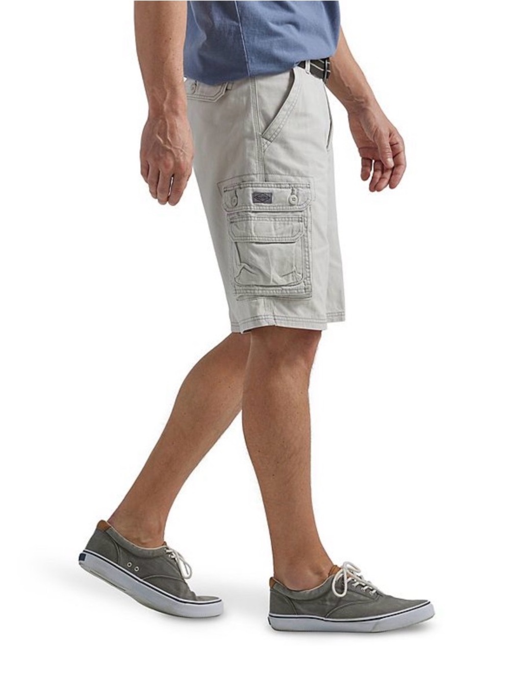 NWT Men's Lee Dungarees Size 42 Wyoming Cargo Shorts Cadet Gray - Picture 5 of 10